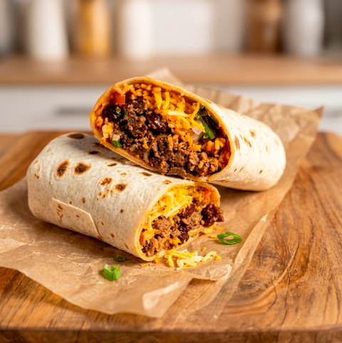 Burrito de Chilli con Carne y Queso (2 unidades)