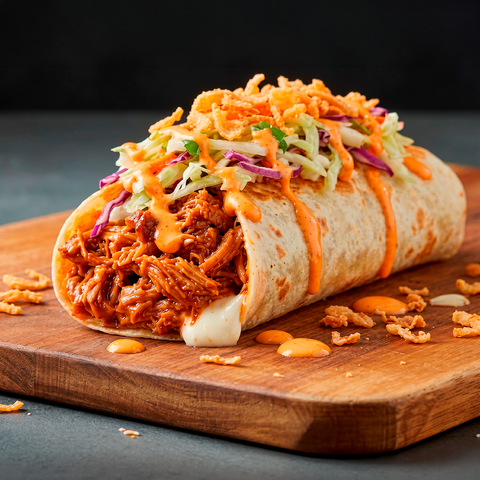 Burrito de Pulled Pork con Queso (2 unidades)