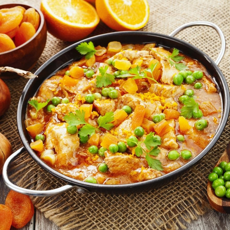 Pollo Arvejado